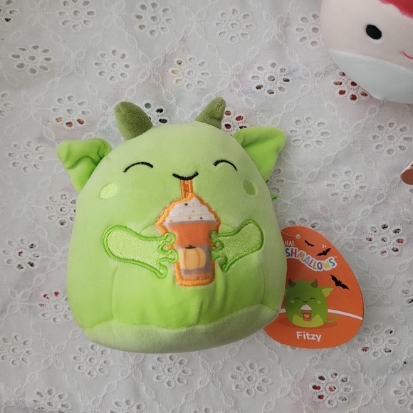 Squishmallows Green and Pink Stuffed Animals Set - Picture 2 of 7